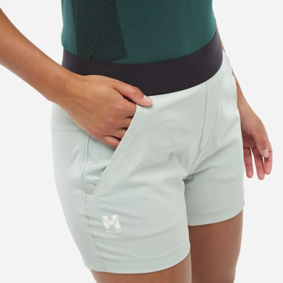 Pantaloncini da trekking Millet Wanaka Stretch Short III W Seaweed