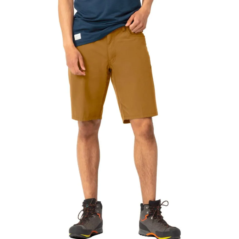 Pantaloncini da trekking Norrona Femund Cotton Short Camelflage