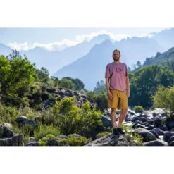 Pantaloncini da trekking Norrona Femund Cotton Short Camelflage