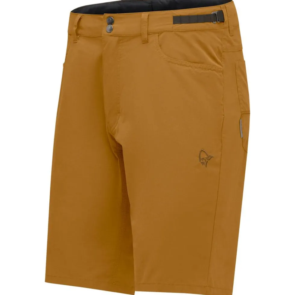 Pantaloncini da trekking Norrona Femund Cotton Short Camelflage