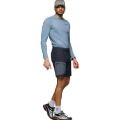 Pantaloncini da trekking Norrona Falketind Flex1 Light Short Winter Twig Caviar Black