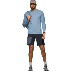 Pantaloncini da trekking Norrona Falketind Flex1 Light Short Winter Twig Caviar Black