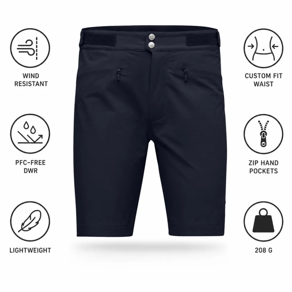 Pantaloncini da trekking Norrona Femund Flex1 Lightweight Short Cavier Black