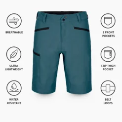Pantaloncini da trekking Ortovox Pelmo Short M Dark Artic Grey