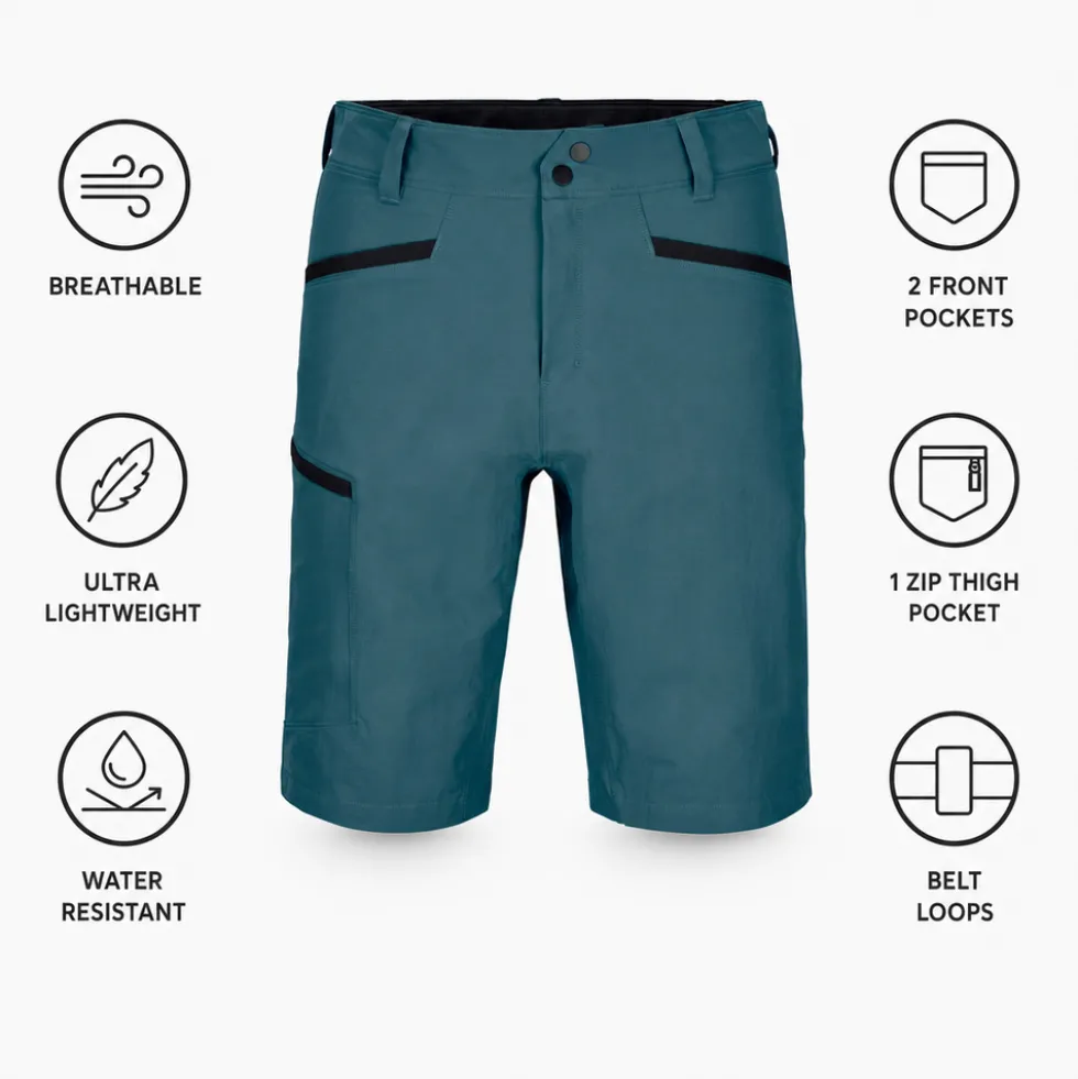Pantaloncini da trekking Ortovox Pelmo Short M Dark Artic Grey