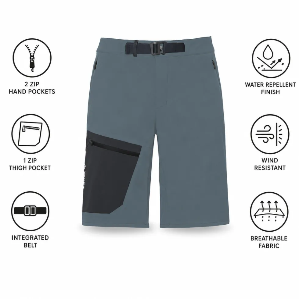 Pantaloncini da trekking Vaude Men's Badile II Heron