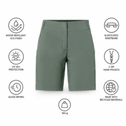 Pantaloncini da trekking Vaude Women's Skomer Agave