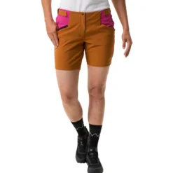 Pantaloncini da trekking Vaude Women's Tekoa Shorts III Silt Brown