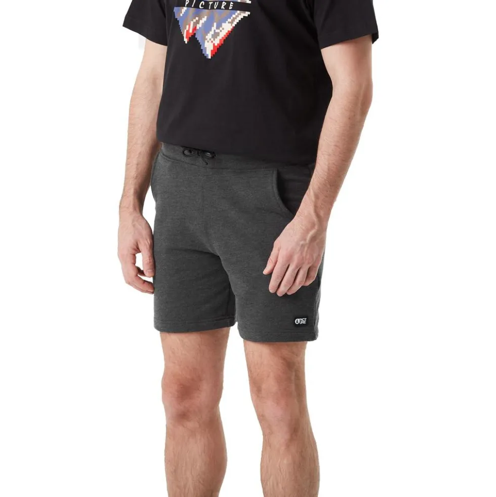 Pantaloncini Picture Augusto Shorts Dark Grey Melange