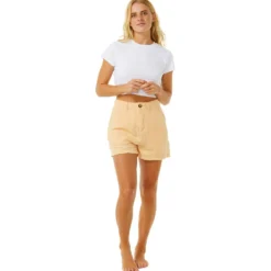 Pantaloncini Rip Curl Premium Linen Light Orange