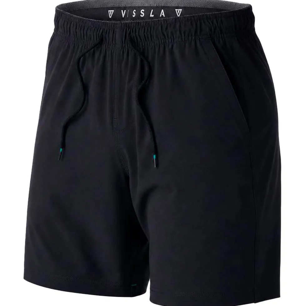 Pantaloncini Vissla No See Ums Hybrid Eco 18" El Black