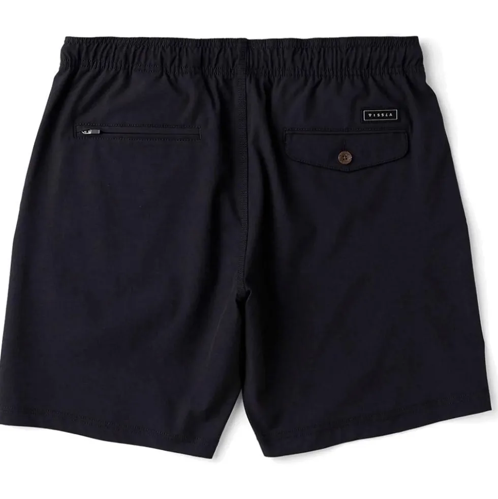 Pantaloncini Vissla No See Ums Hybrid Eco 18" El Black