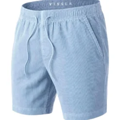Pantaloncini Vissla No See Ums Cord Eco 17" Elastic Light Slate