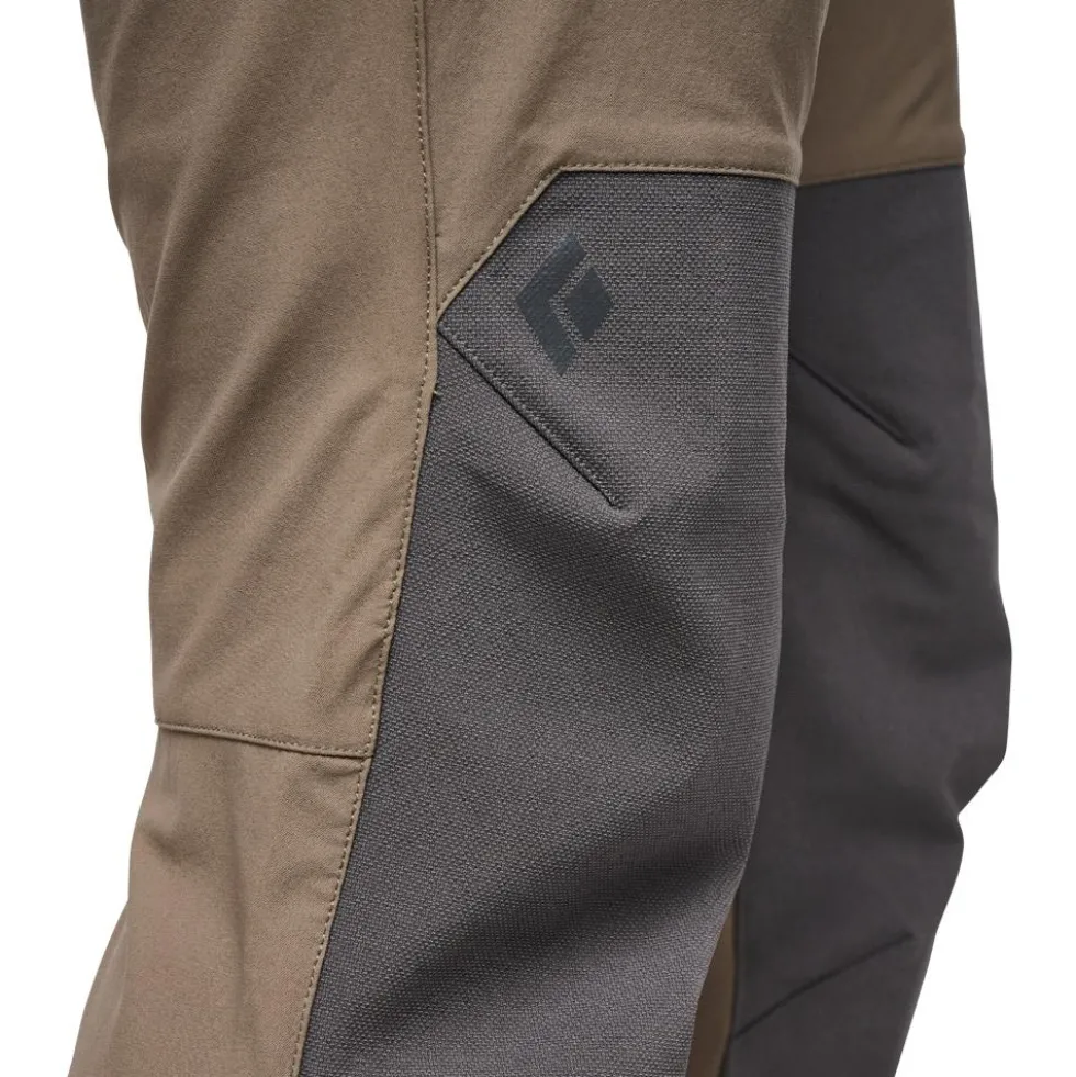 Pantaloni da alpinismo Black Diamond W Alpine Hybrid Walnut Anthracite