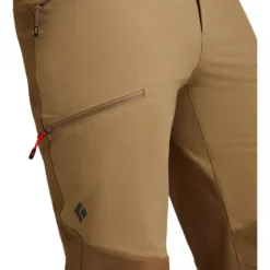 Pantaloni da alpinismo Black Diamond Alpine Hybrid Mushroom