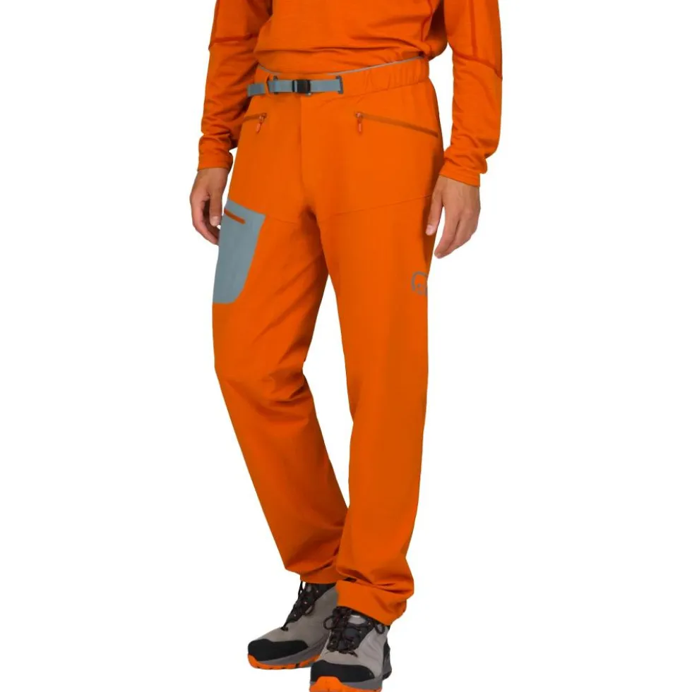 Pantaloni da alpinismo Norrona Falketind Flex1 Light Pants M Gold Flame