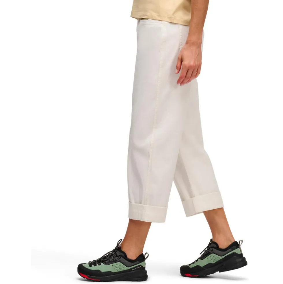 Pantaloni da arrampicata Black Diamond W Dirtbag Pants Off White