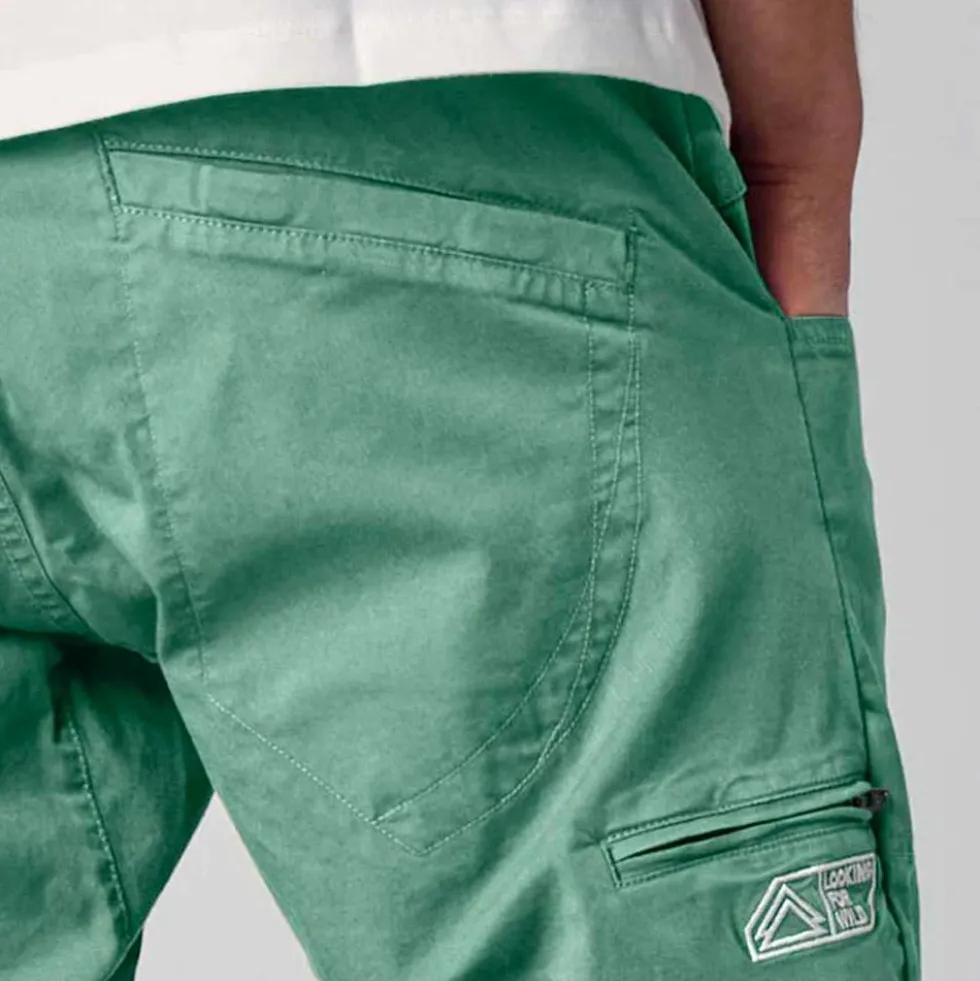 Pantaloni da arrampicata Looking For Wild Fitz Roy Granit Green