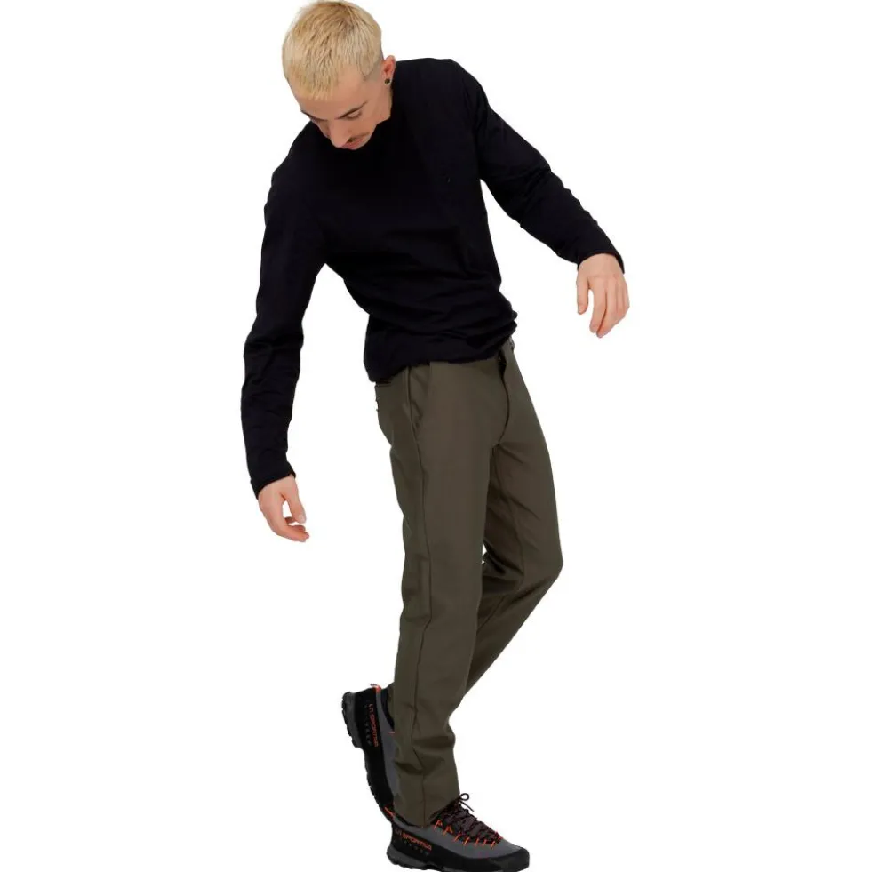 Pantaloni da arrampicata Snap Men's Chino Pants Dark Khaki