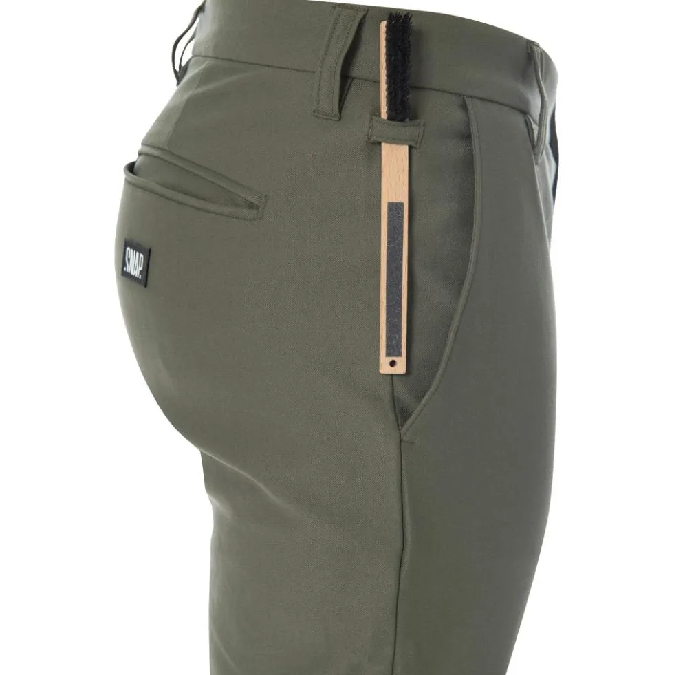 Pantaloni da arrampicata Snap Men's Chino Pants Dark Khaki