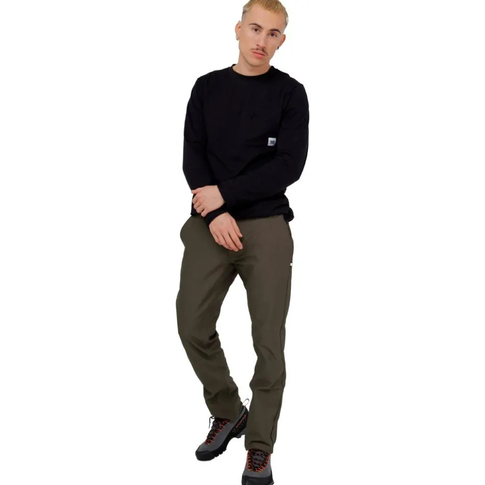 Pantaloni da arrampicata Snap Men's Chino Pants Dark Khaki