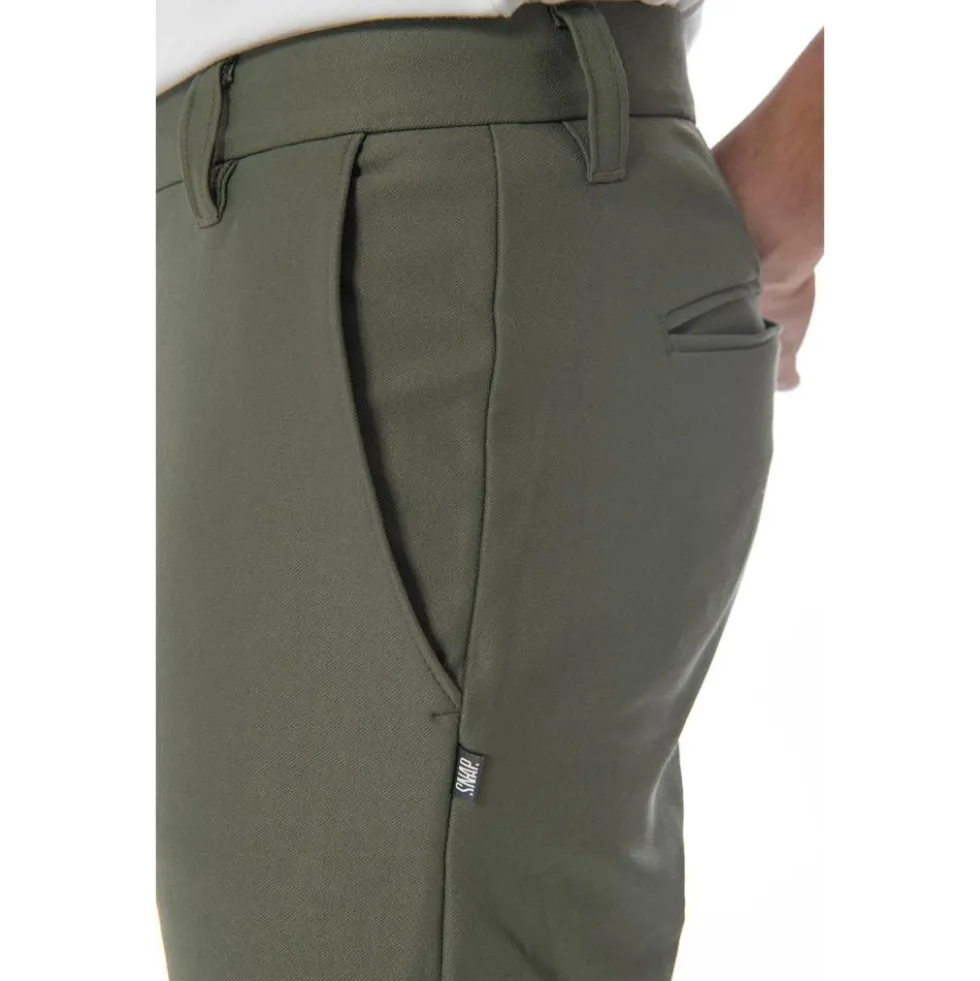 Pantaloni da arrampicata Snap Men's Chino Pants Dark Khaki
