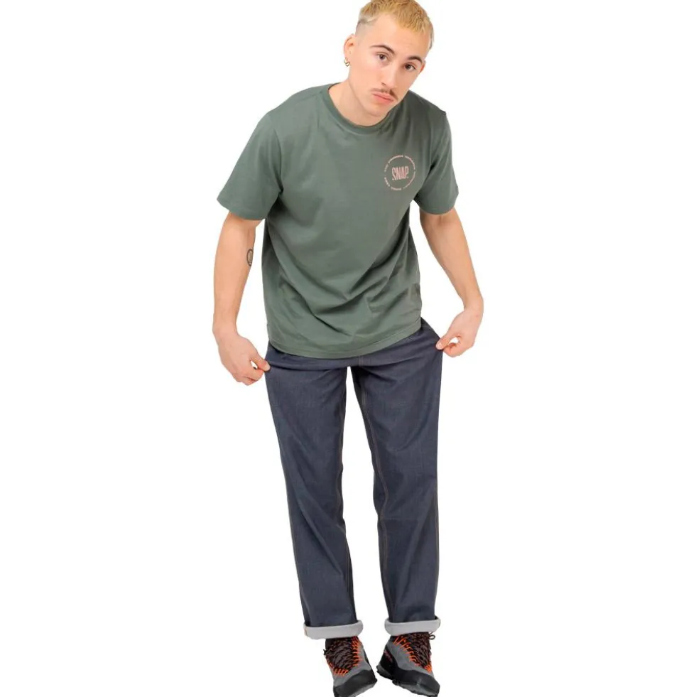 Pantaloni da arrampicata Snap X Boulder Pants Blue Denim