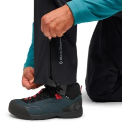 Pantaloni da trekking Black Diamond M Fineline Stretch Full Zip Pants Black