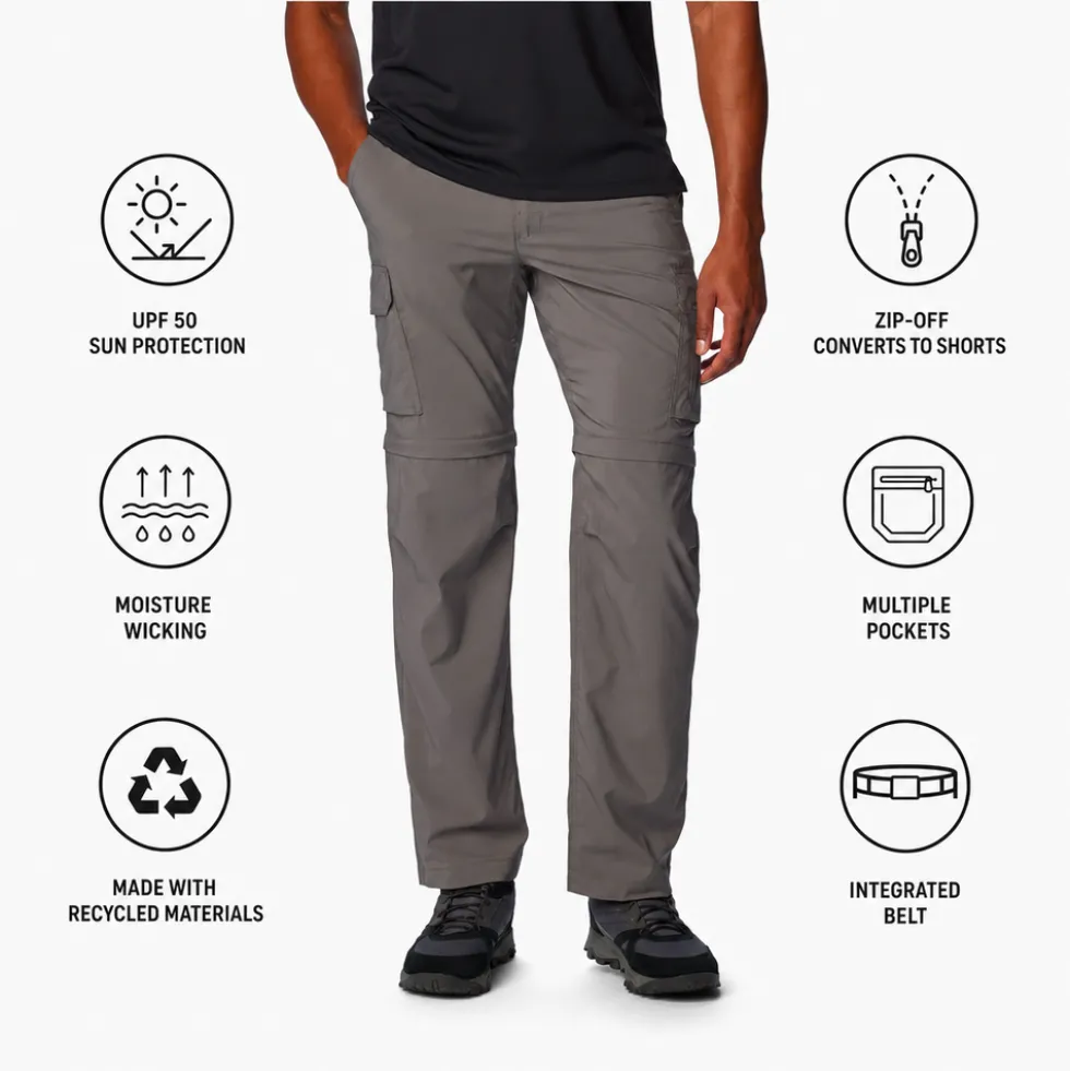 Pantaloni da trekking Columbia Silver Ridge Utility Convertib Pant Grey