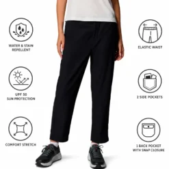 Pantaloni da trekking Columbia Cedar Crest Black