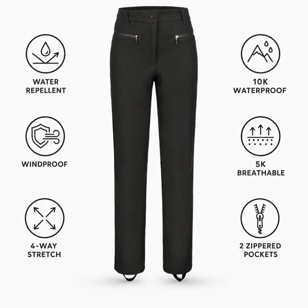 Pantaloni da trekking Icepeak Enigma Noir