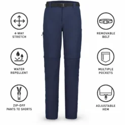Pantaloni da trekking Icepeak Blocton Bleu Fonce