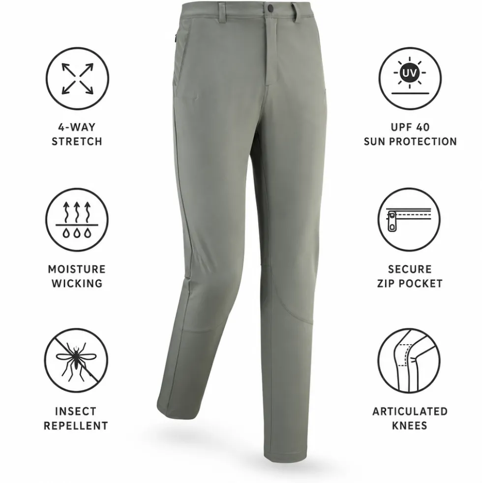 Pantaloni da trekking Lafuma Active Stretch Pant M Castor Grey