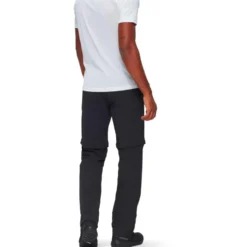 Pantaloni da trekking Mammut Hiking V Zip Off Black