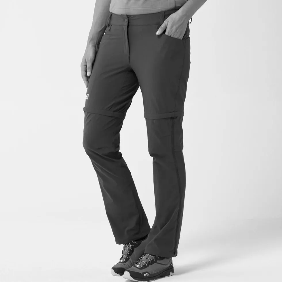 Pantaloni da trekking Millet Trekker Stretch Zip Off Pant III W Black