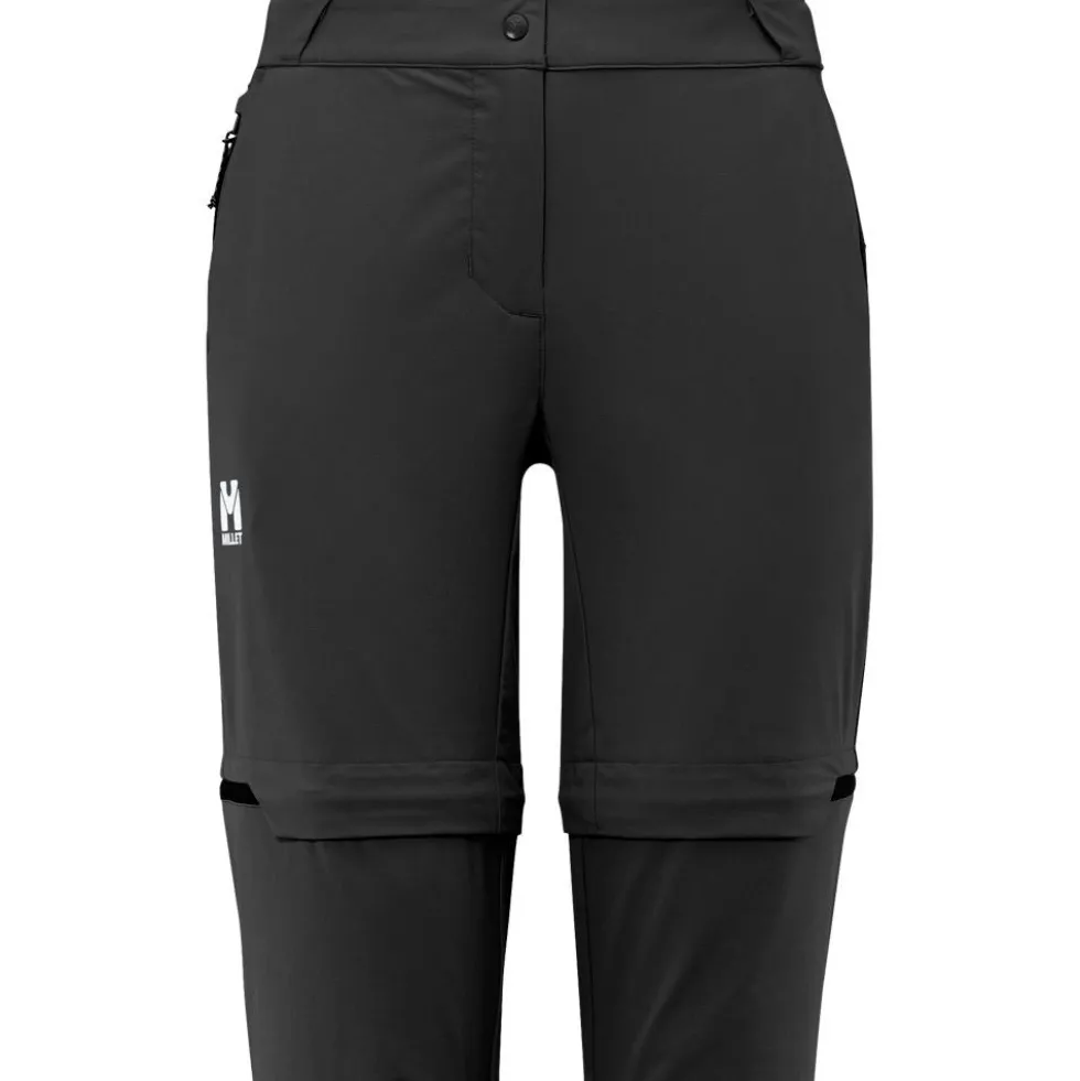 Pantaloni da trekking Millet Ubic Stretch Zip Off Pant W Black