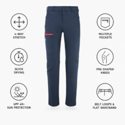 Pantaloni da trekking Millet Wanaka Stretch Pant III Saphir