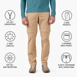 Pantaloni da trekking Rossignol Lycian Zip Off Pant Mocha