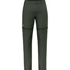 Pantaloni da trekking Salewa Puez Talveno Durastretch 2 en 1 Pant Dark Olive