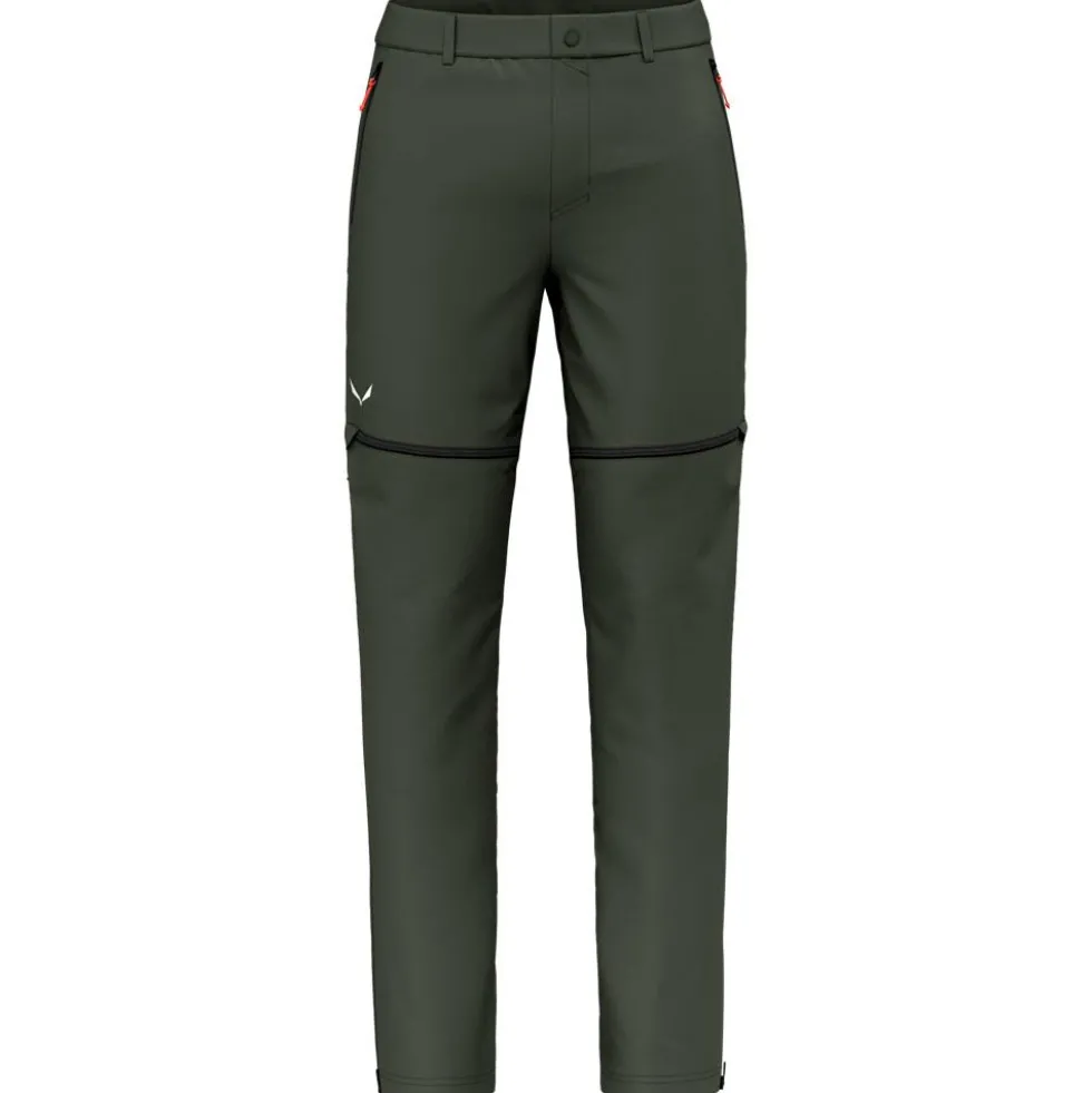 Pantaloni da trekking Salewa Puez Talveno Durastretch 2 en 1 Pant Dark Olive