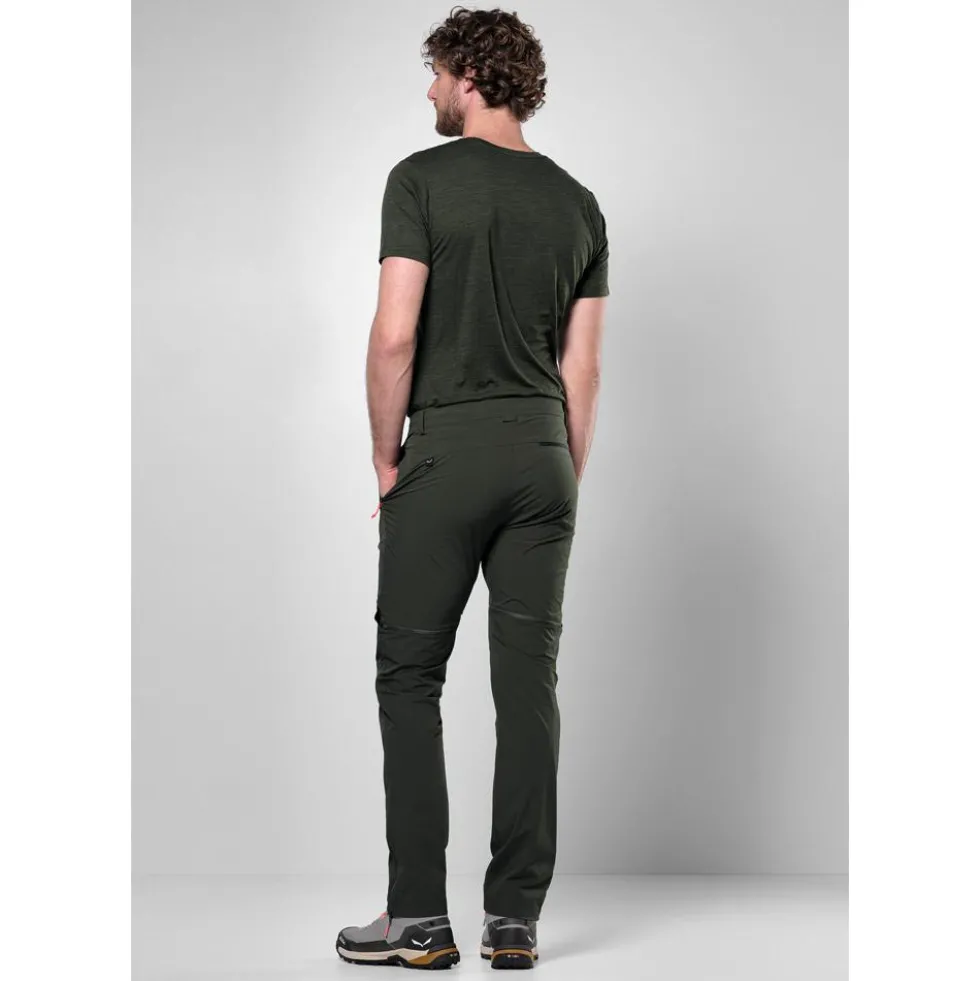 Pantaloni da trekking Salewa Puez Talveno Durastretch 2 en 1 Pant Dark Olive