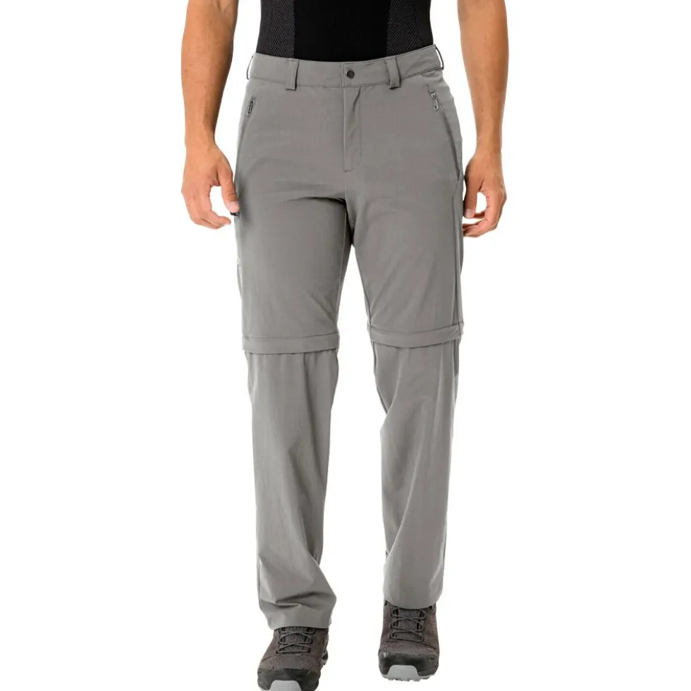 Pantaloni da trekking Vaude Men's Farley Stretch Zip Off Stone Grey