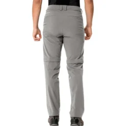 Pantaloni da trekking Vaude Men's Farley Stretch Zip Off Stone Grey