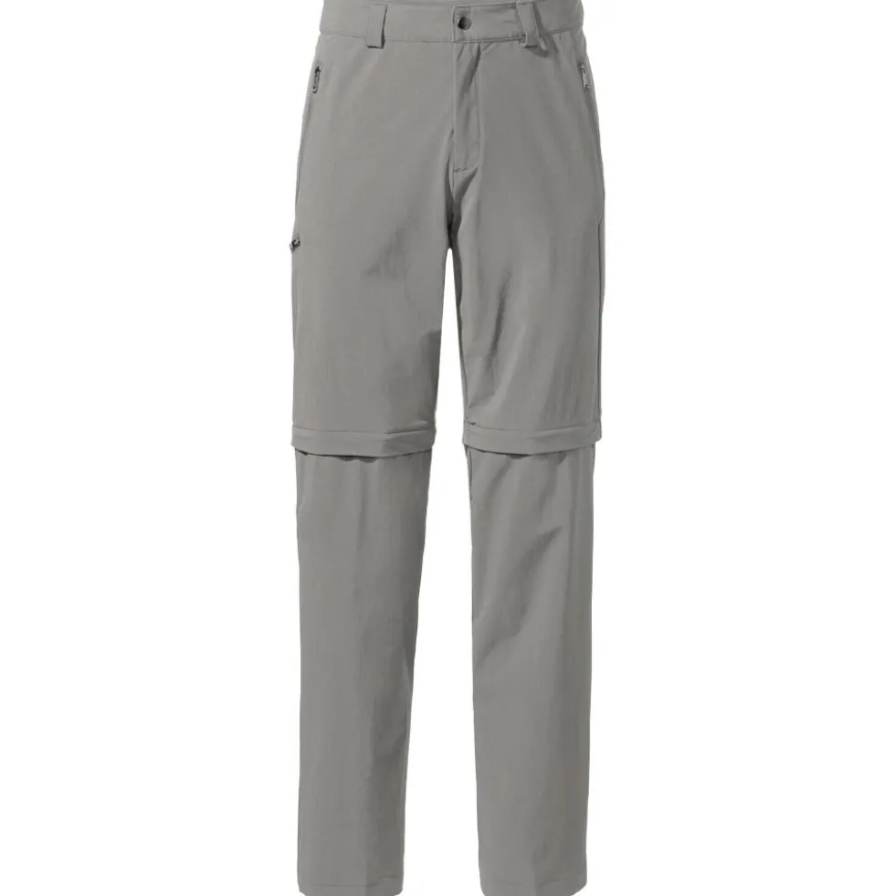 Pantaloni da trekking Vaude Men's Farley Stretch Zip Off Stone Grey