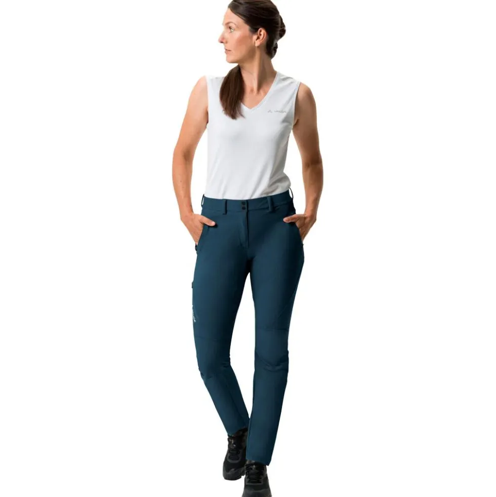 Pantaloni da trekking Vaude Women's Scopi II Dark Sea Uni