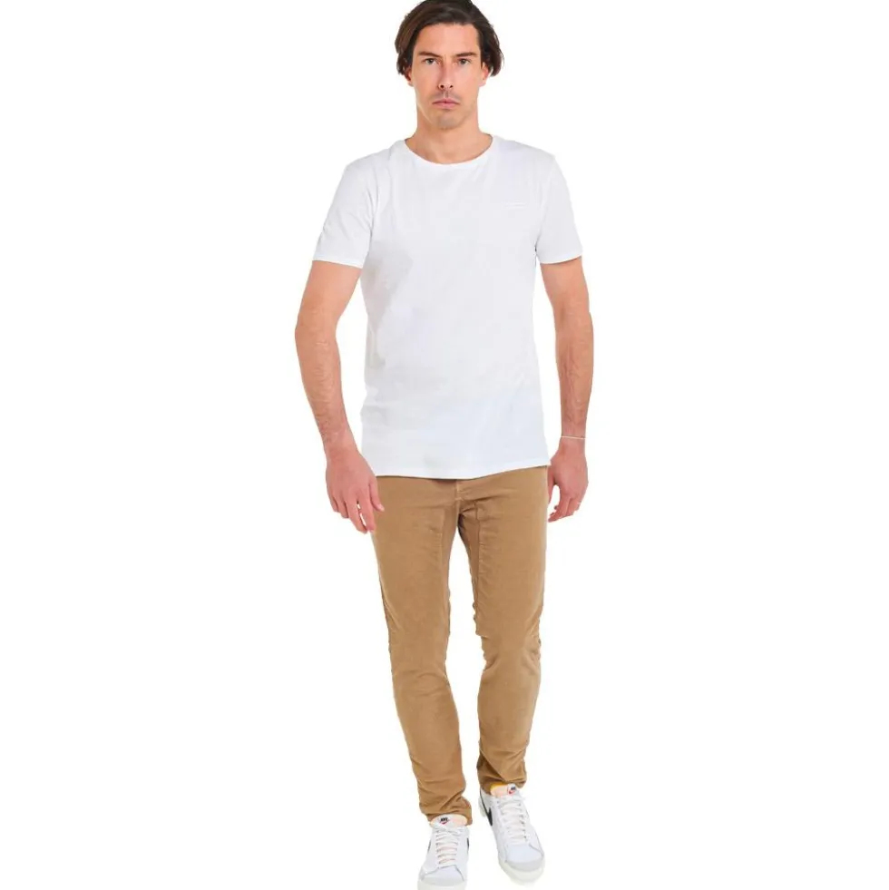 Pantaloni Pullin Dening Chino Corduroy Beige