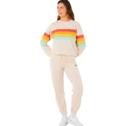 Pantaloni Rip Curl Surf Revial Track Oatmeal