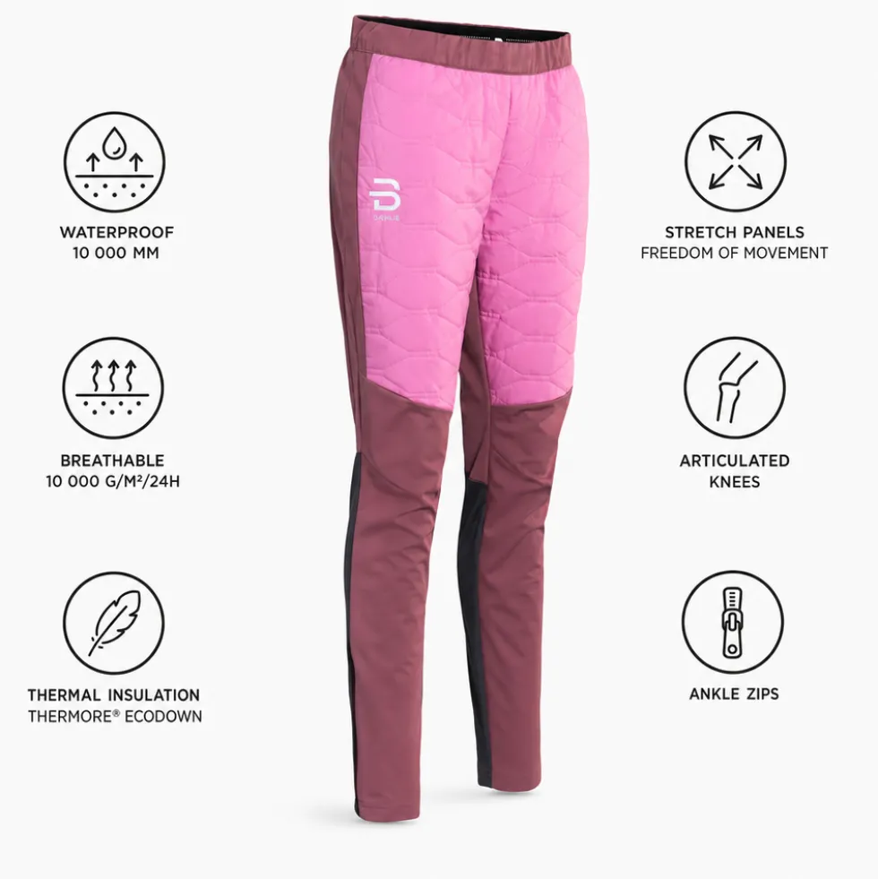 Pantaloni sci di fondo Bjorn Daehlie Pants Challenge Wmn Wild Berry