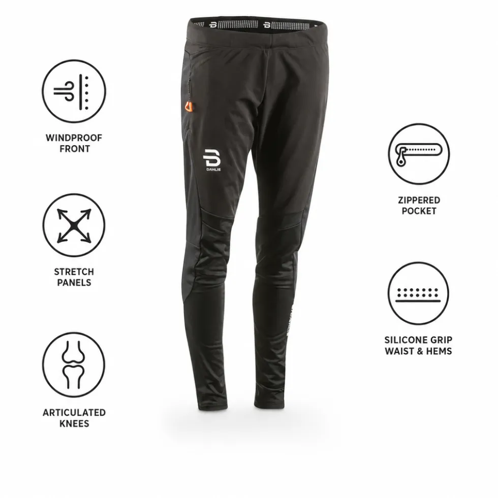Pantaloni sci di fondo Bjorn Daehlie Flow Wmn Black