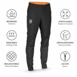 Pantaloni sci di fondo Bjorn Daehlie Pants Challenge Black